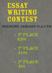 IT’S COMPETITION TIME